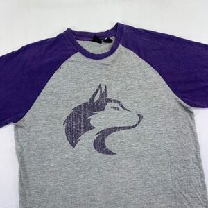 Gear For Sport T-Shirt Medium University of Washington Huskies Gray Purple